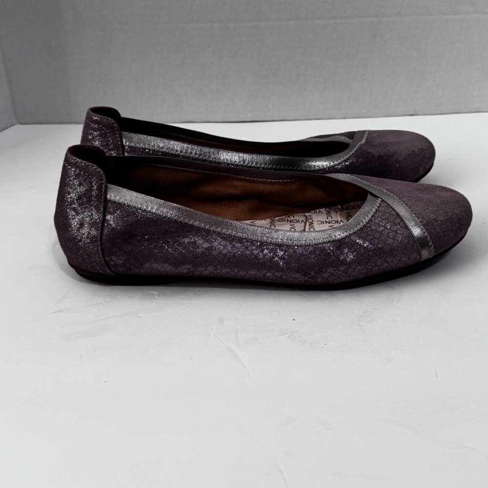 Vionic caroll Purple Flats with Rounded Toe size 9 - Picture 5 of 9